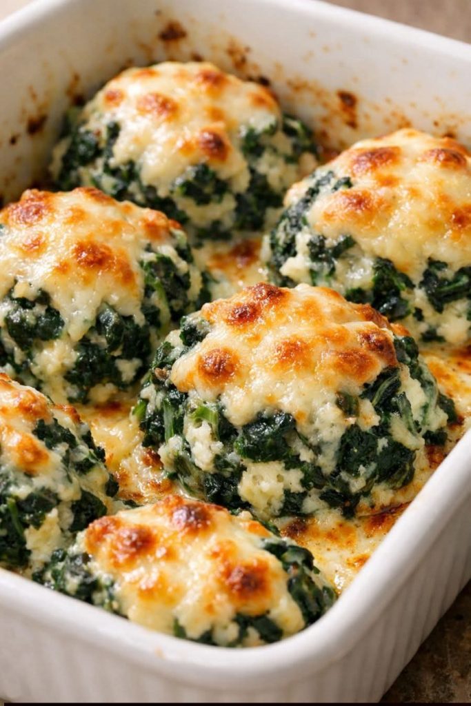Cheesy Spinach Melt Bites (3 Ingredients) – Awesome Food